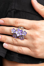 Load image into Gallery viewer, Paparazzi Boastful Blooms Purple Ring
