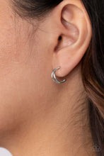 Load image into Gallery viewer, Paparazzi Charming Crescents Silver Earrings
