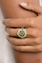Load image into Gallery viewer, Paparazzi Eden Equinox Yellow Ring
