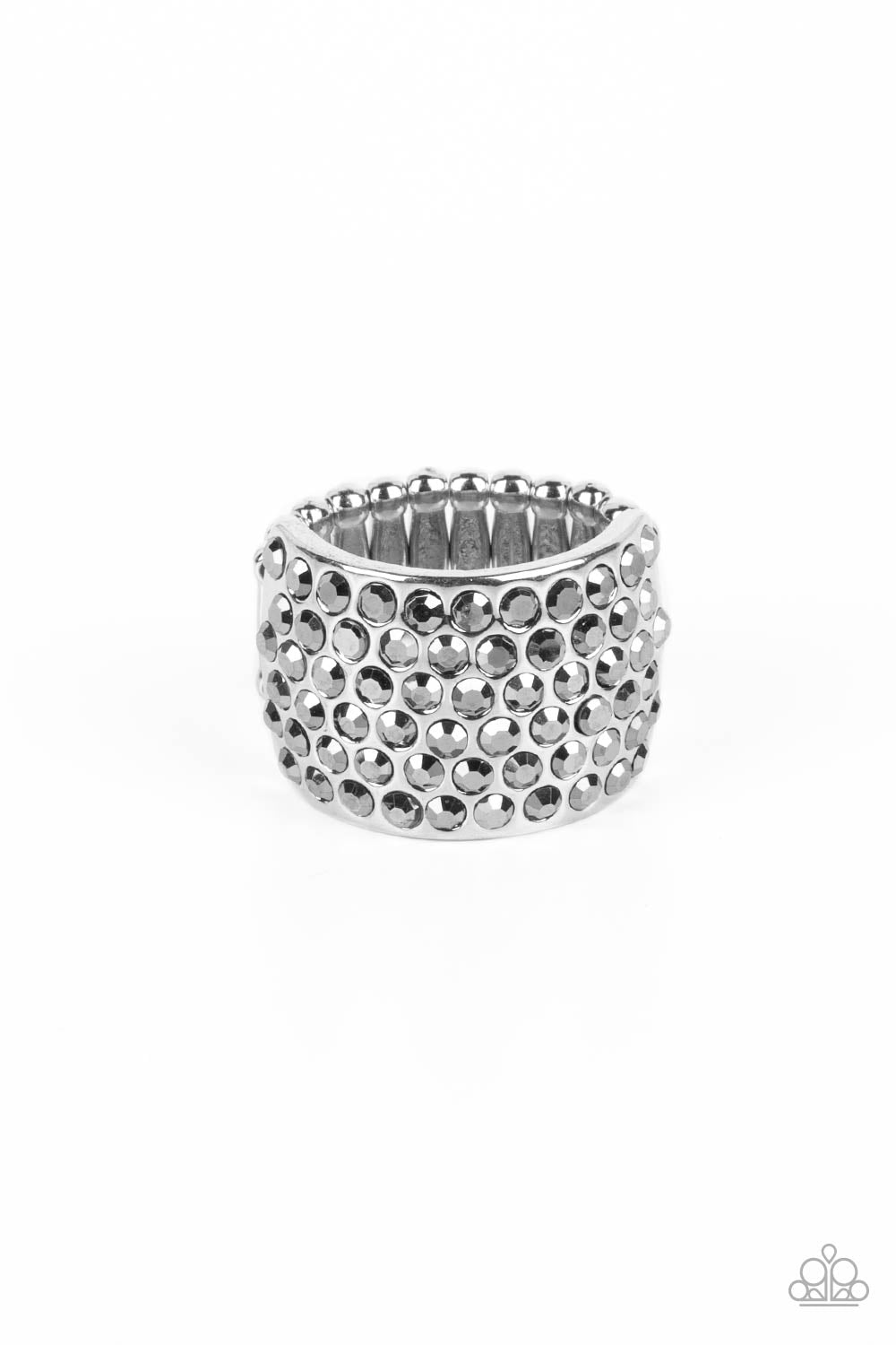 Paparazzi Edgy Effulgence Silver Ring