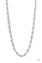 Load image into Gallery viewer, Paparazzi Extra Entrepreneur Silver Necklace
