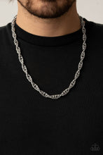 Load image into Gallery viewer, Paparazzi Extra Entrepreneur Silver Necklace
