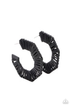 Load image into Gallery viewer, Paparazzi Fabulously Fiesta Black Earrings
