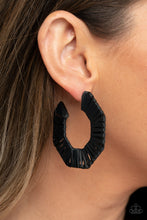Load image into Gallery viewer, Paparazzi Fabulously Fiesta Black Earrings
