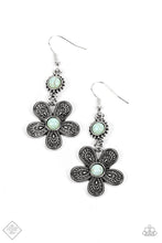 Load image into Gallery viewer, Paparazzi Free-Spirited Flourish Blue Earrings
