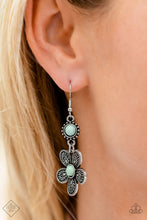 Load image into Gallery viewer, Paparazzi Free-Spirited Flourish Blue Earrings
