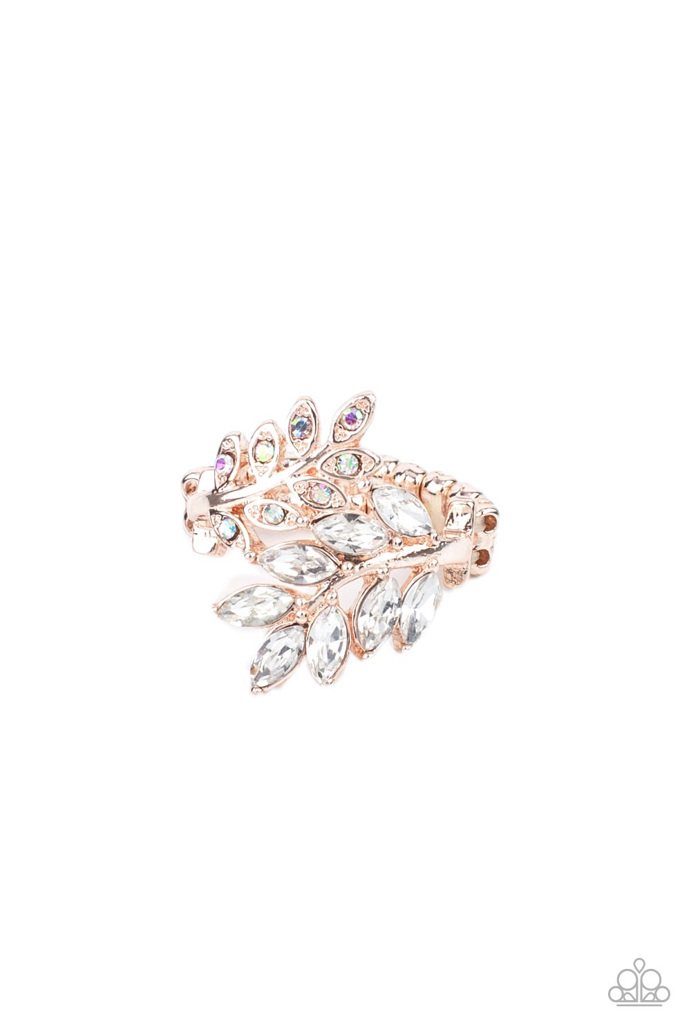 Paparazzi Glowing Gardenista Rose Gold Ring