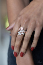 Load image into Gallery viewer, Paparazzi Glowing Gardenista Rose Gold Ring
