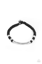 Load image into Gallery viewer, Paparazzi Grounded in Grit Black Bracelet
