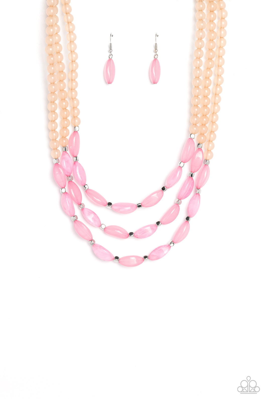 Paparazzi I BEAD You Now Pink Necklace