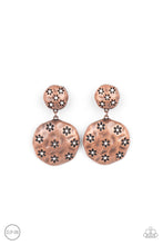 Load image into Gallery viewer, Paparazzi Industrial Fairytale Copper Clip-on Earrings
