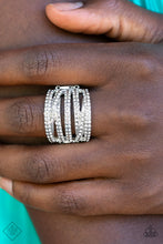 Load image into Gallery viewer, Paparazzi Knock-Out Opulence White Ring
