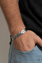 Load image into Gallery viewer, Paparazzi Metro Machine Silver Bracelet
