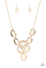 Load image into Gallery viewer, Paparazzi OVAL The Limit Gold Necklace
