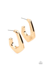 Load image into Gallery viewer, Paparazzi On The Hook Gold Earrings
