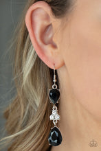 Load image into Gallery viewer, Paparazzi Once Upon a Twinkle Black Earrings
