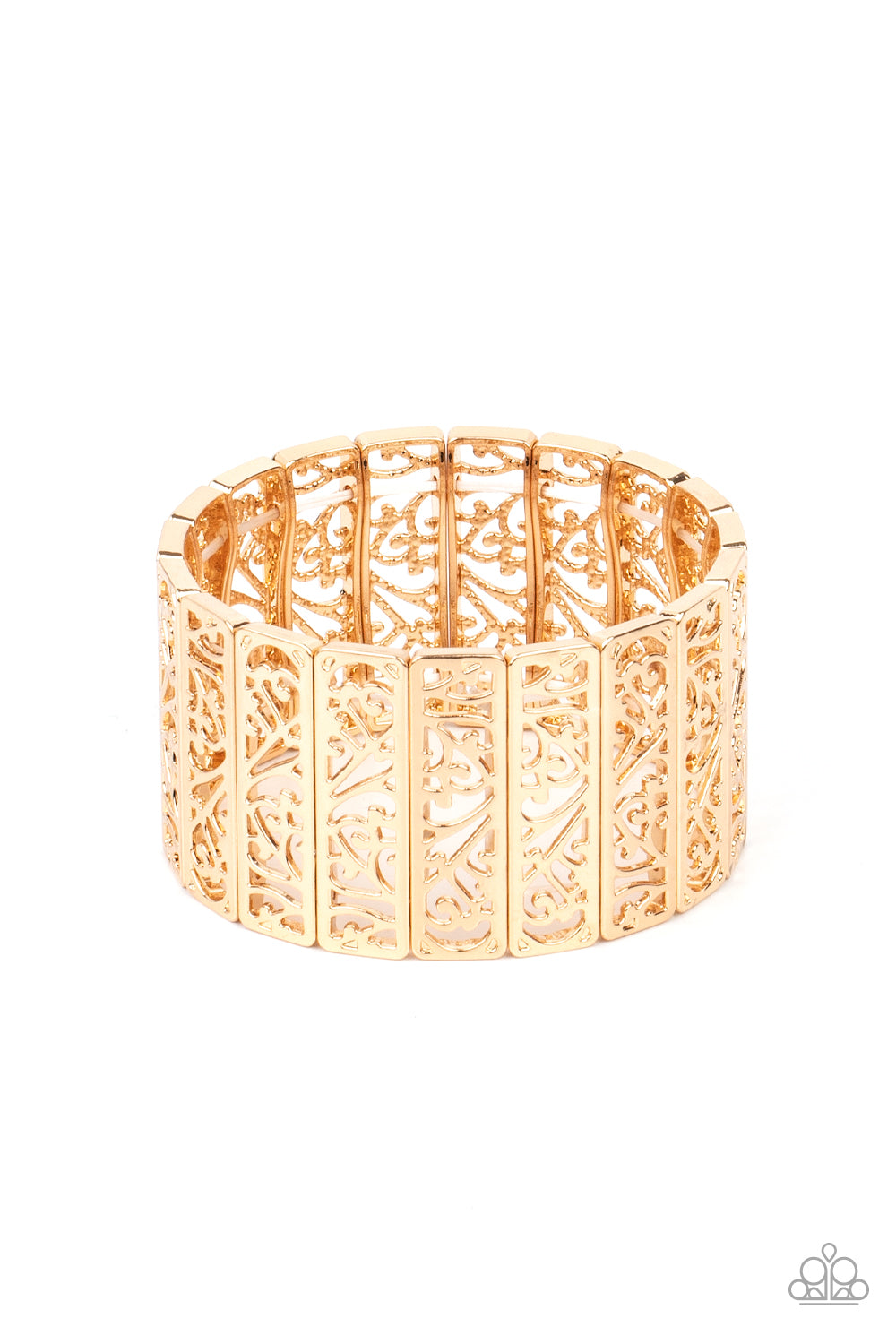 Paparazzi Ornate Orchards Gold Bracelet