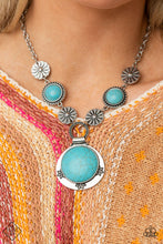 Load image into Gallery viewer, Paparazzi Saguaro Garden Blue Necklace
