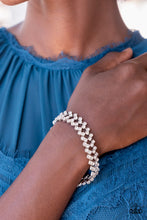 Load image into Gallery viewer, Paparazzi Seize the Sizzle White Bracelet
