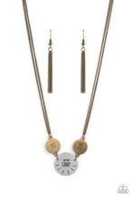 Load image into Gallery viewer, Paparazzi Shine Your Light Brass Necklace
