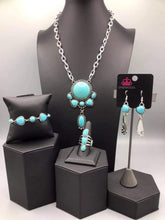 Load image into Gallery viewer, Simply Santa Fe March 2021 Complete Set - Blue Paparazzi Accessories
