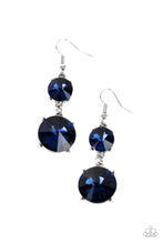 Load image into Gallery viewer, Paparazzi Sizzling Showcase  Blue Earrings
