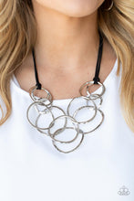 Load image into Gallery viewer, Paparazzi Spiraling Out of COUTURE Silver Necklace
