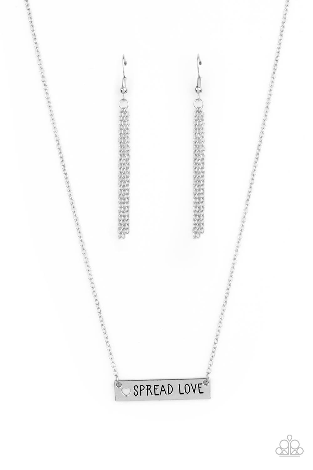 Paparazzi Spread Love Silver Necklace