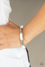 Load image into Gallery viewer, Paparazzi Stacked In Your Favor White Bracelet
