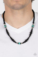 Load image into Gallery viewer, Paparazzi Stone Synchrony Blue Necklace
