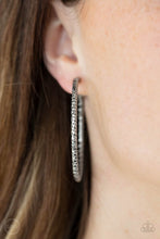 Load image into Gallery viewer, Paparazzi Subtly Sassy Silver Clip-on Earrings
