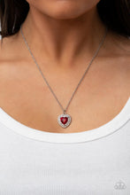 Load image into Gallery viewer, Paparazzi Taken with Twinkle Red Necklace
