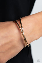 Load image into Gallery viewer, Paparazzi Teasing Twist Gold Bracelet
