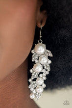 Load image into Gallery viewer, Paparazzi The Party Has Arrived White Earrings
