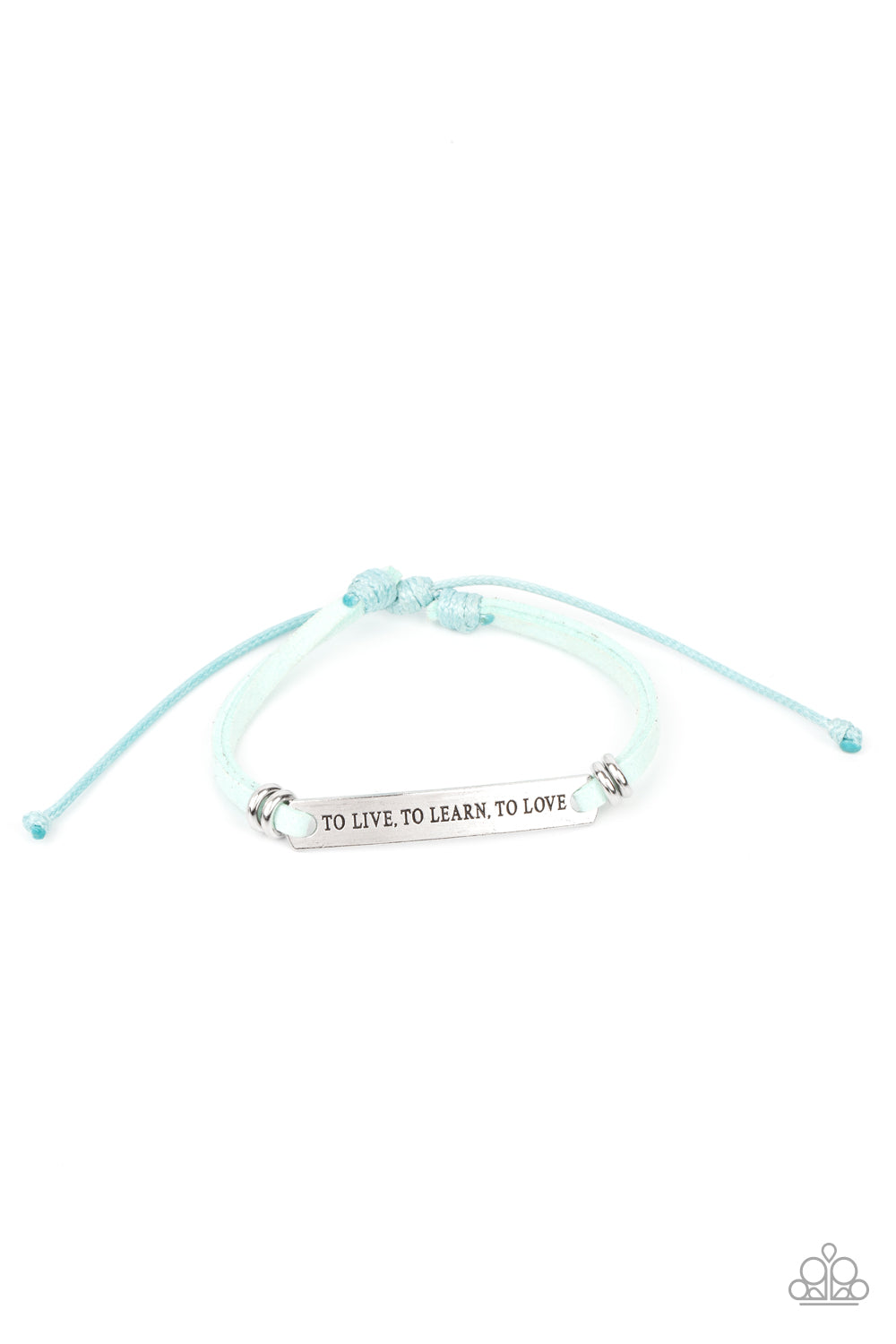 Paparazzi To Live, To Learn, To Love Blue Bracelet