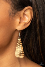 Load image into Gallery viewer, Paparazzi Urban Delirium Brown Earrings
