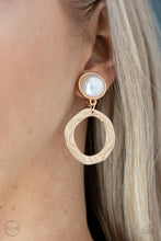 Load image into Gallery viewer, Paparazzi  Vintage Veracity Clip-on Gold Earrings
