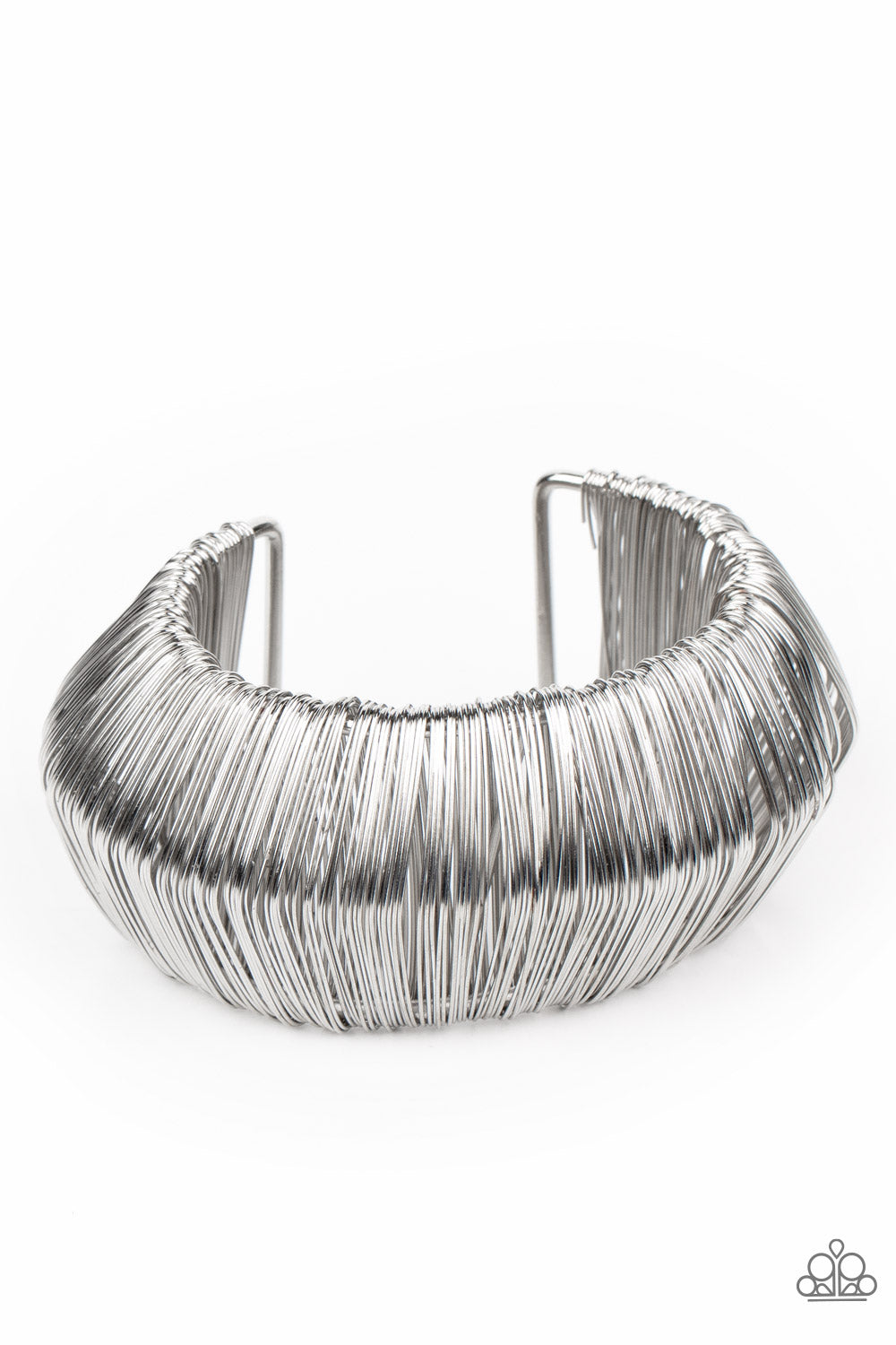 Paparazzi Wild About Wire Silver  Bracelet